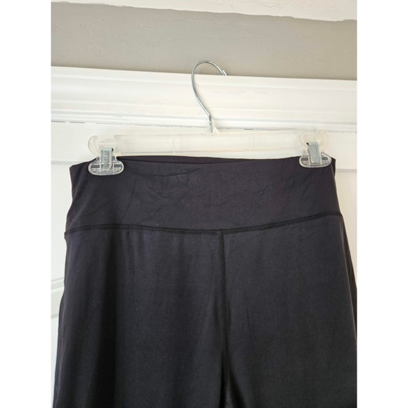 Sunzel Black Flare Leg Lycra XL (14) Stretchy Leggings Pants Comfy Basic NWT - Picture 9 of 9